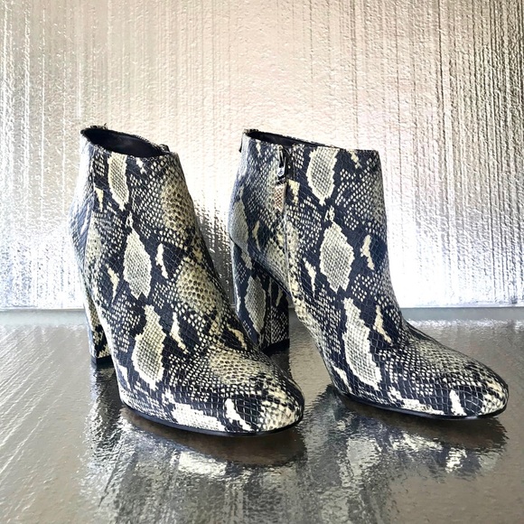 Sam Edelman Snakeskin Booties - Picture 3 of 5